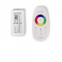 Contrôleur avec télécommande pour ruban LED couleur RGB+W