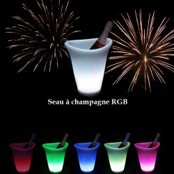 Seau à Champagne RGB à LED (multi couleurs)