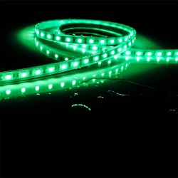 Ruban LED 5050 / 60 LED mètre vert étanche (IP68) longueur 5 mètres