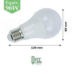 Ampoule LED 12W E27 (gros culot) blanc neutre