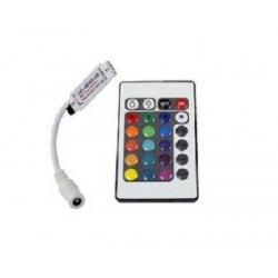 Mini controleur extra plat avec télécommande infrarouge pour RGB 5050 ou 3528
