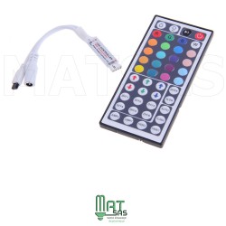 Mini controleur extra plat avec grande télécommande infrarouge pour RGB 5050