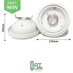 Ampoule LED 12W AR111 blanc neutre