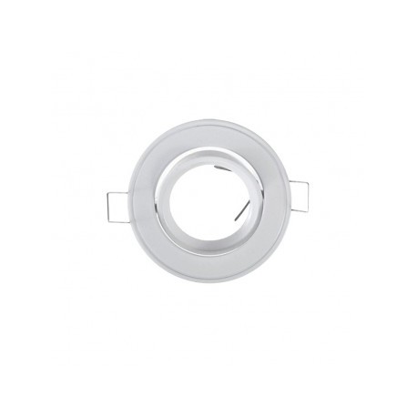 Support Rond orientable blanc