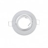 Support Rond orientable blanc