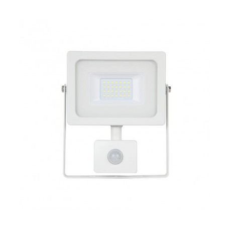 Projecteur LED blanc Extra-Plat avec Détecteur PIR 20W